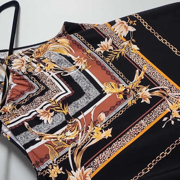 INC International Concepts Black Handkerchief Hem Sleeveless Tank Top Size PM - Picture 6 of 15